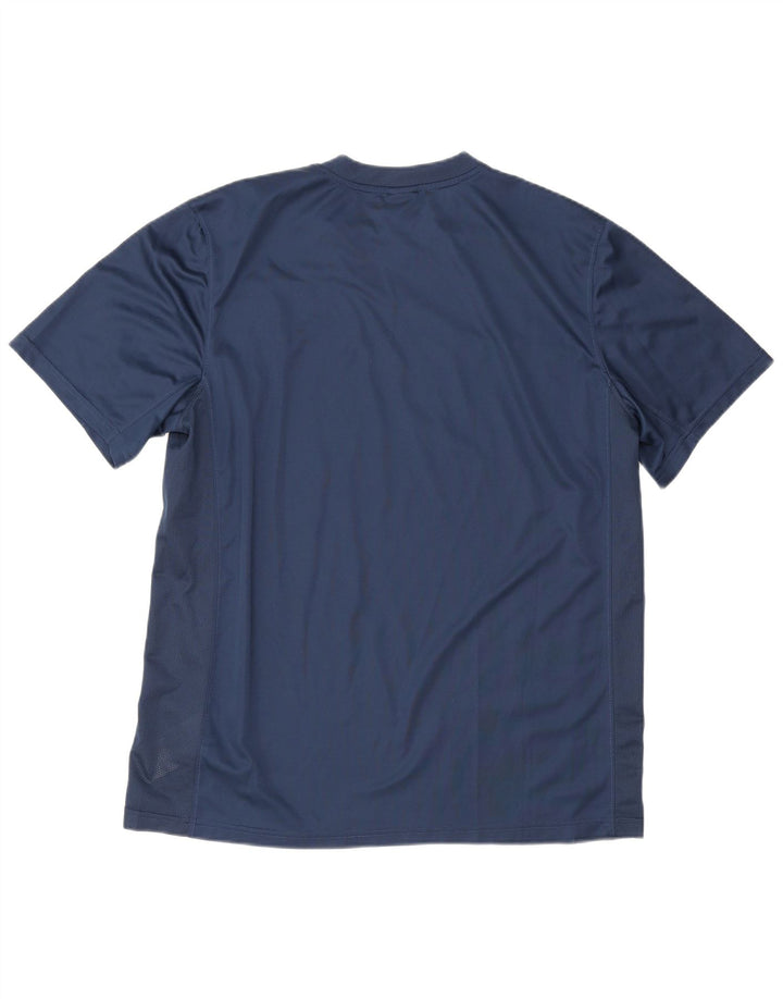 Nike Hommes Dri Fit T-Shirt Haut XL Bleu Marine Polyester
