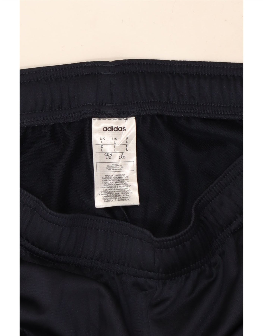 ADIDAS Pantalon de survêtement pour homme Joggers Large Bleu Marine Polyester