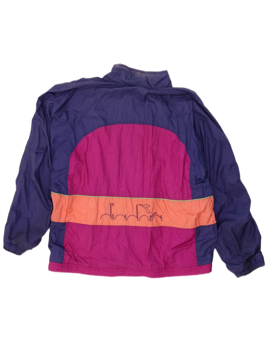 DIADORA Veste de Survêtement Italia Coupe Ample Homme XL Rose Colorblock