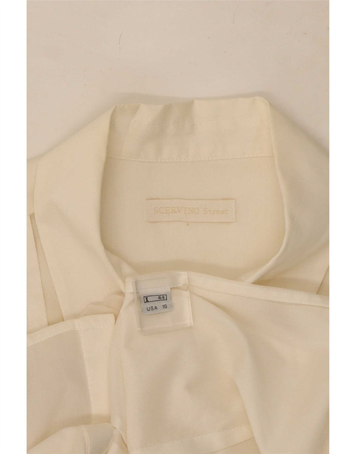 Scervino Street Chemisier Femme IT 44 Medium Blanc Floral