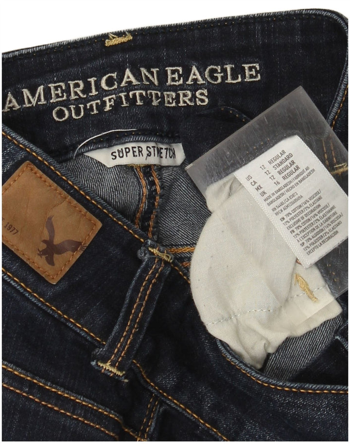 American Eagle Jean bootcut régulier pour femme UK 16 Large W34 L26 Bleu marine