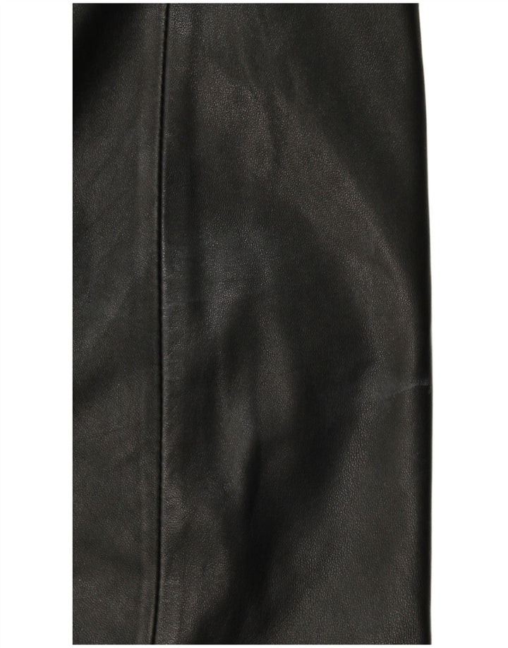 Manteau En Cuir Homme IT 56 3XL Cuir Noir