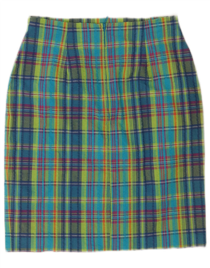Marks & Spencer Jupe crayon pour femme UK 12 Medium W26 Carreaux multicolores