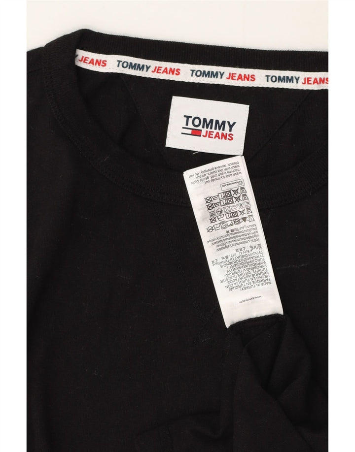 Tommy Hilfiger T-Shirt Homme Noir Moyen Coton