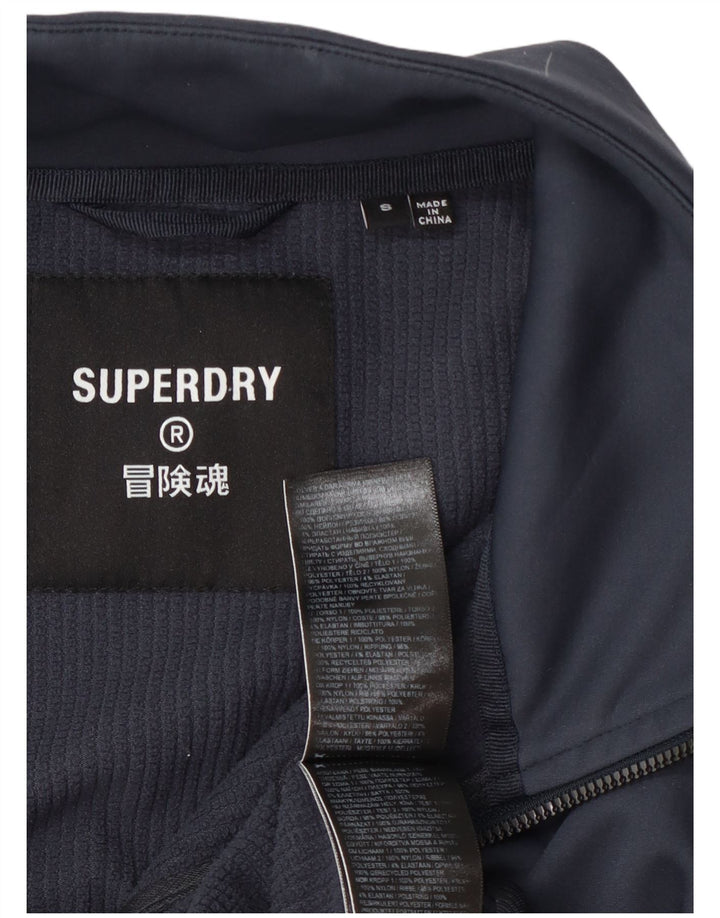 Superdry Veste de survêtement pour homme Petit bleu marine Polyester
