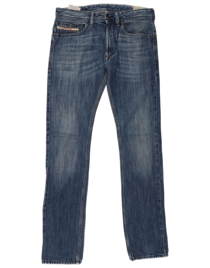 Diesel Jean Slim Thanaz Slim W29 L32 Homme Bleu Coton