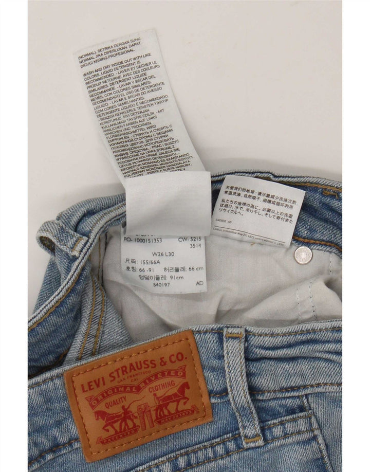 Levi's Jean Droit 714 Femme W26 L30 Bleu Coton
