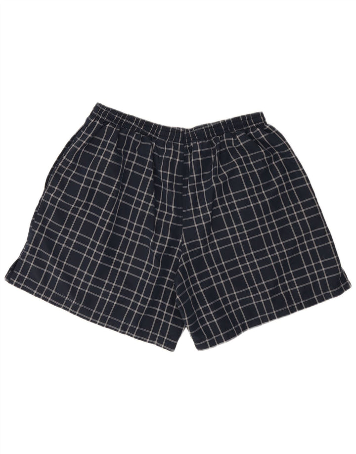 Umbro Short de Bain Homme 2XL Bleu Marine à Carreaux Polyester