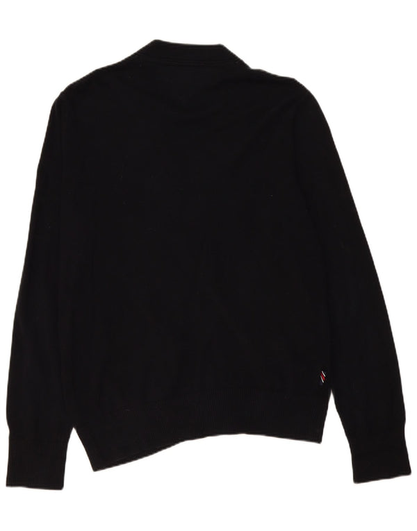 Tommy Hilfiger Pull Cardigan Homme Noir Moyen Coton