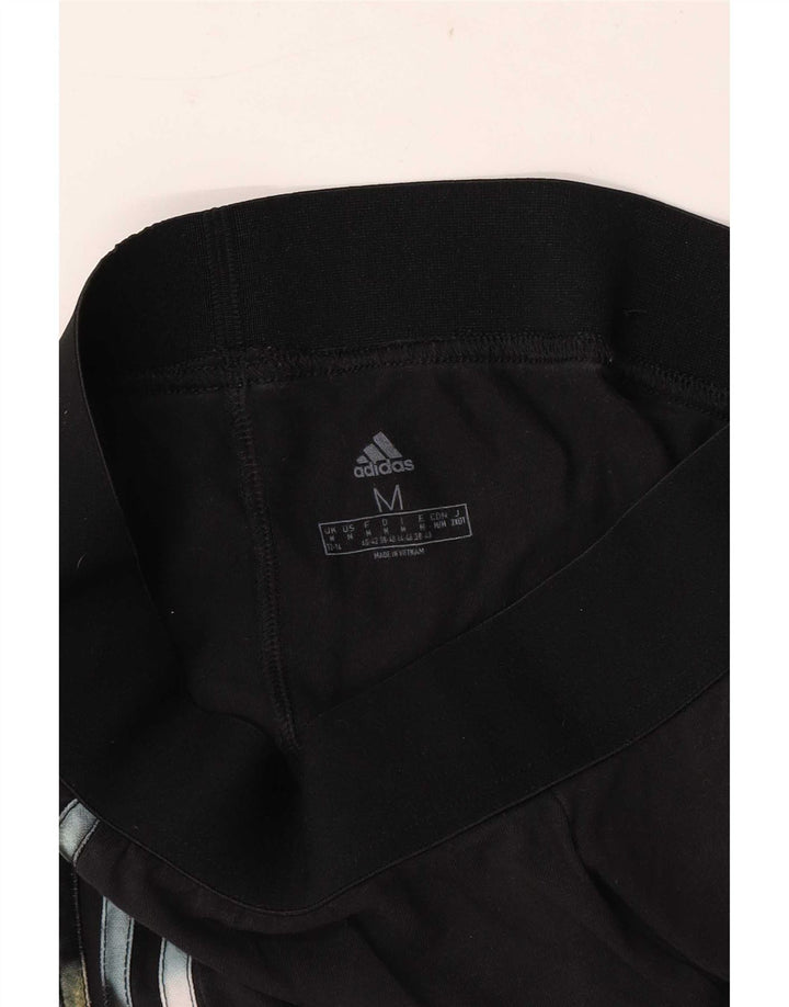 Adidas Leggings Femme UK 12-14 Moyen Noir
