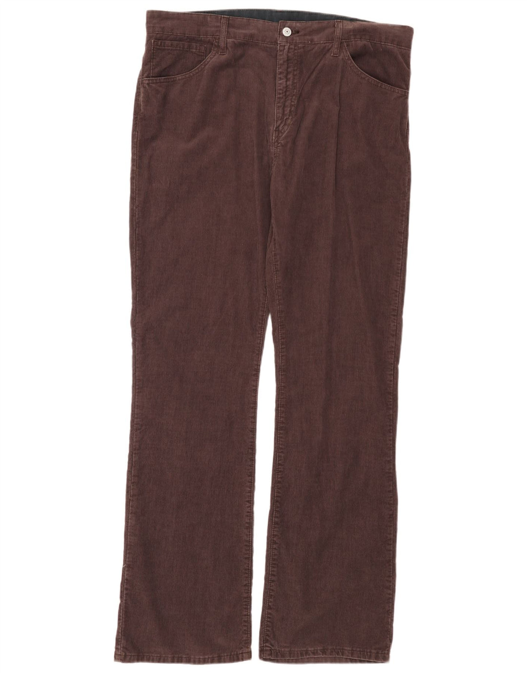 LEVI'S Pantalon Bootcut en Velours Côtelé 507 Homme W36 L34 Marron Coton
