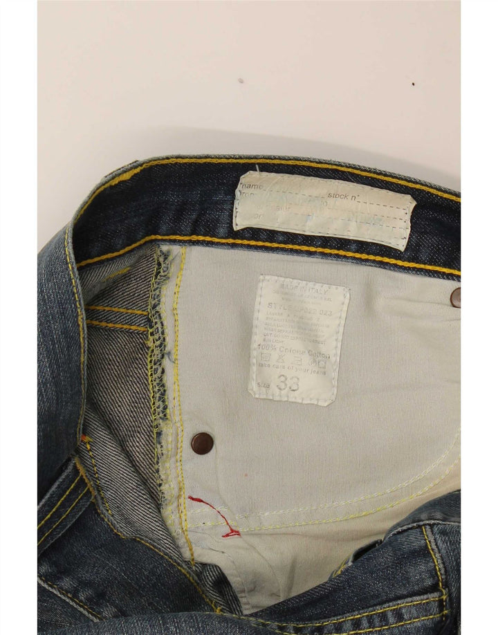 Dondup Jean Slim Femme W33 L33 Bleu Marine Coton