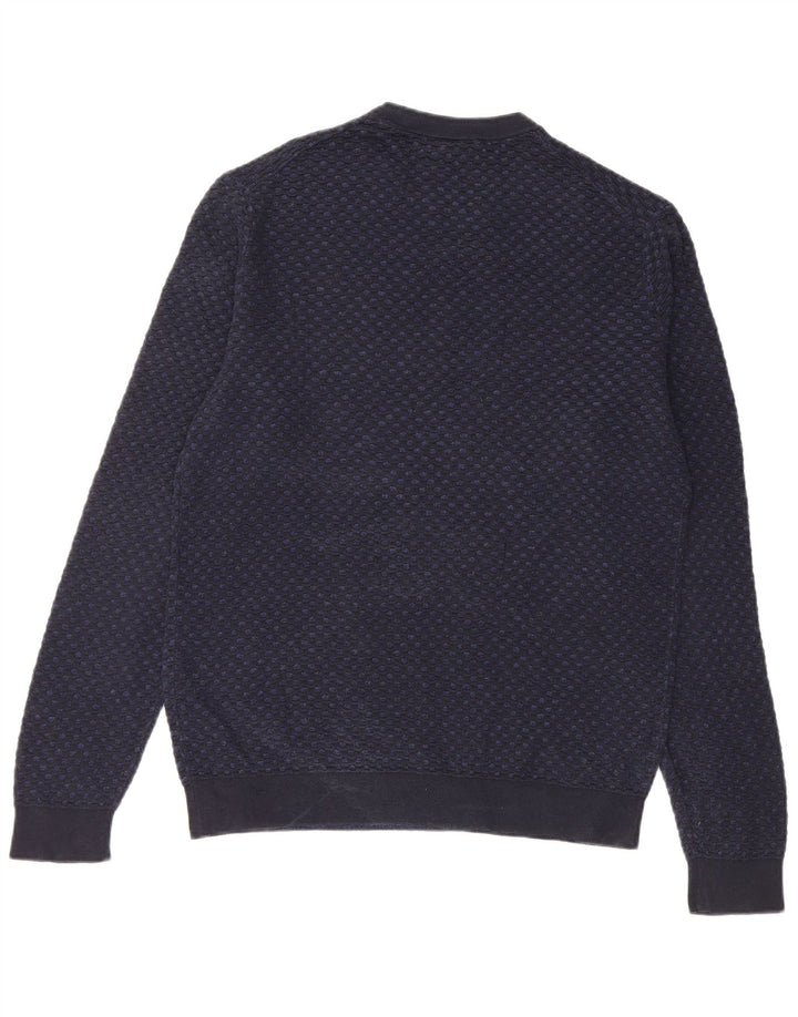 Calvin Klein Pull à col rond pour homme Petit Bleu marine
