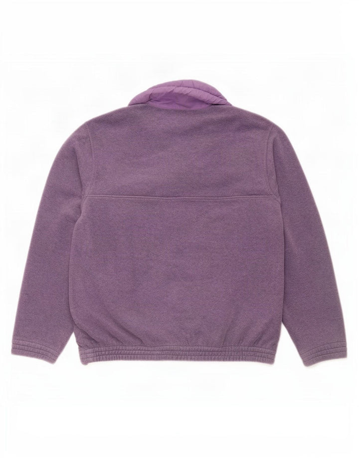 Astrolabio Pull Polaire Col Boutonné Homme Violet Moyen