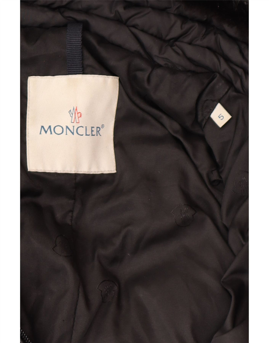 MONCLER Manteau rembourré femme taille 5 2XL noir polyester hiver