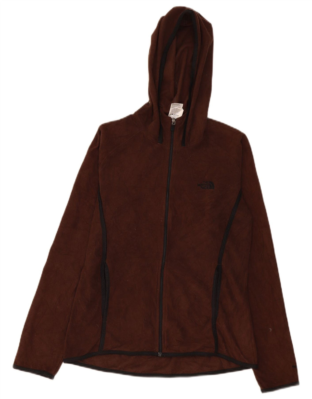 The North Face Veste polaire à capuche pour femme UK 12 Marron moyen Polyester