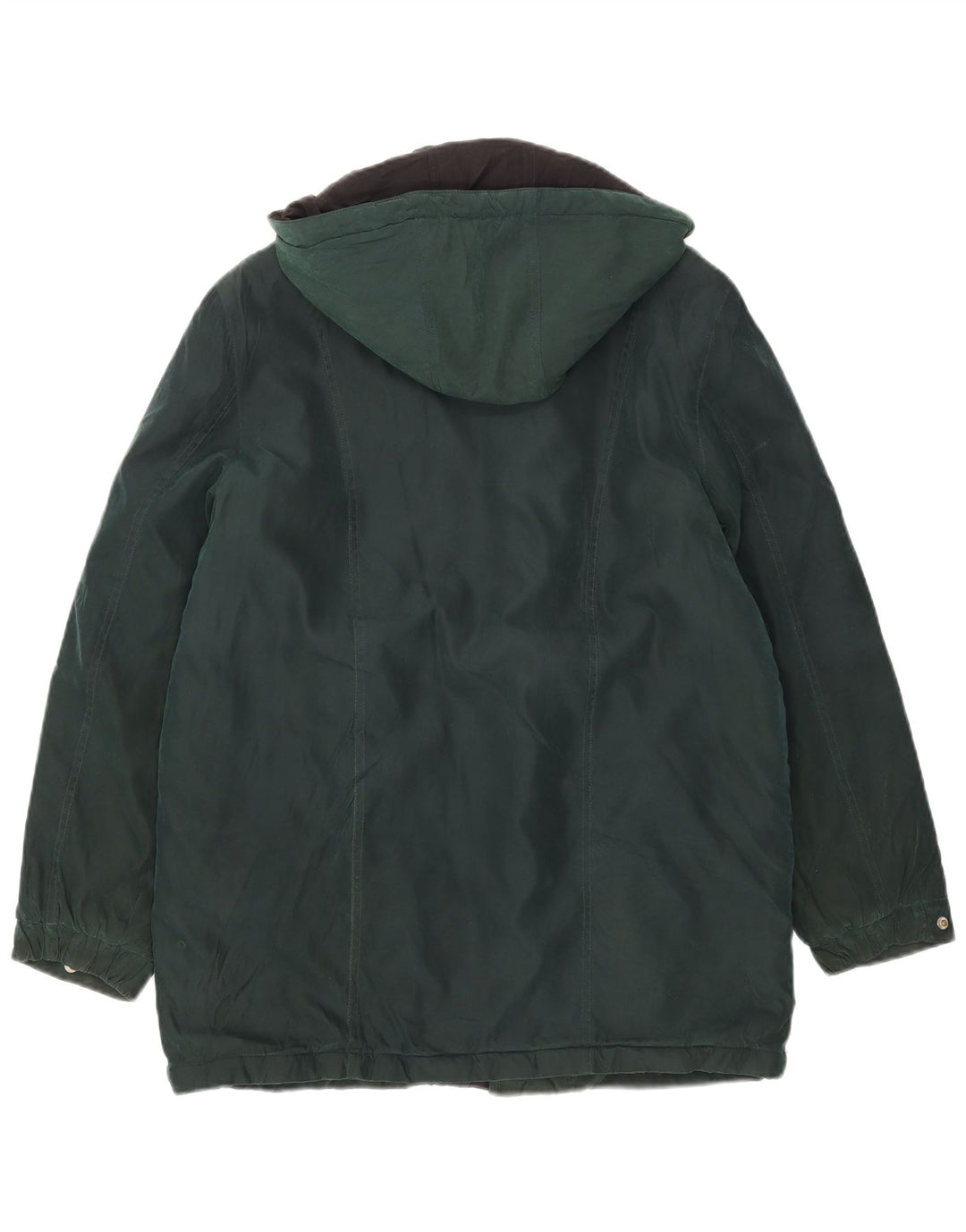 LONDON FOG Veste coupe-vent à capuche pour femme UK 14 Polyester vert moyen