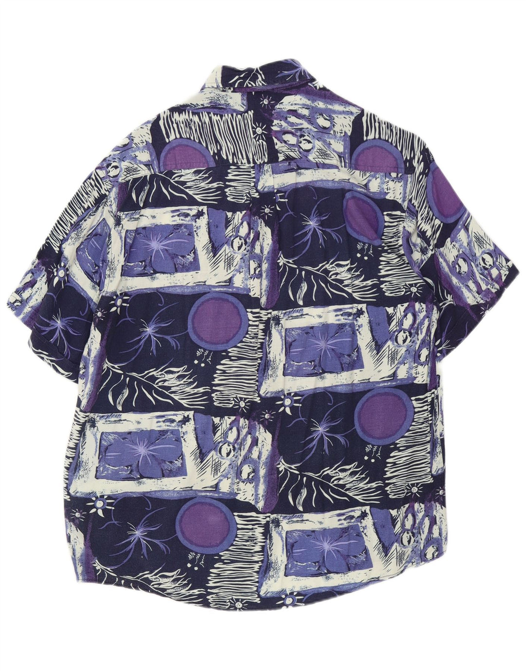 Rob Roy Chemise à manches courtes pour homme XL Rayonne patchwork multicolore