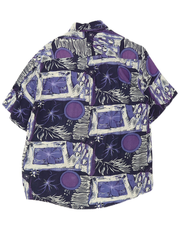 Rob Roy Chemise à manches courtes pour homme XL Rayonne patchwork multicolore