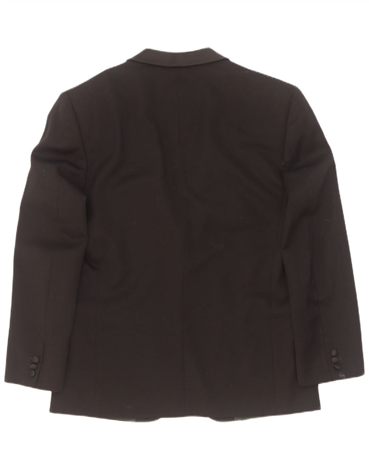 Roberta di Camerino Veste Blazer 1 Bouton Homme IT 52 XL Laine Noire