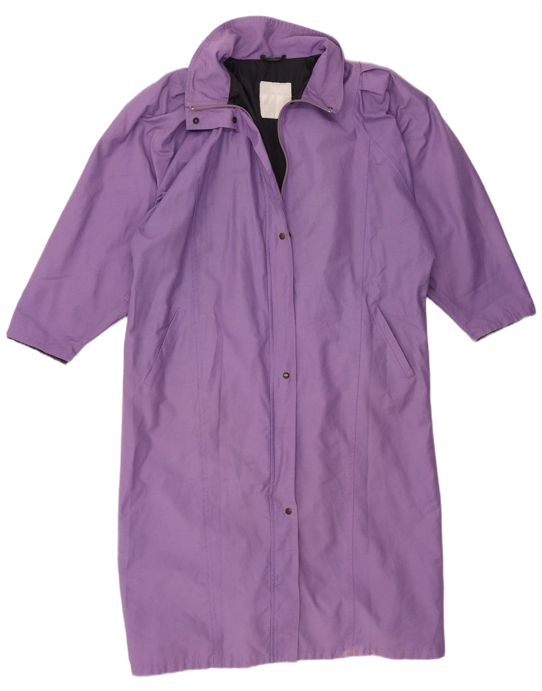vintage Femmes Overcoat Overcoat UK 18 XL Violet