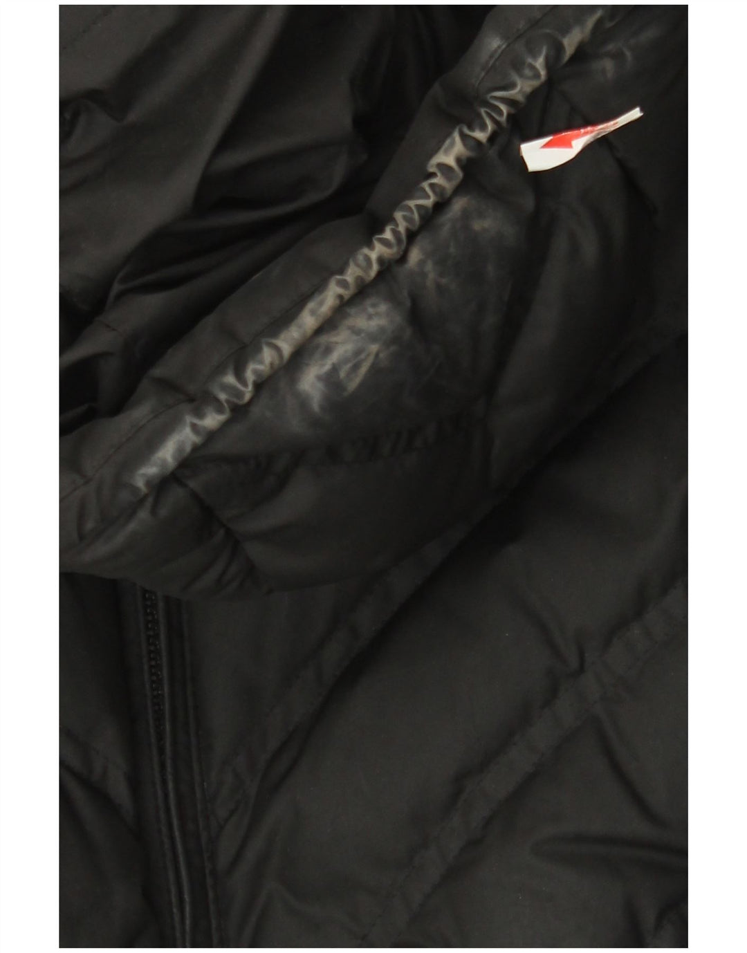 Patagonia Manteau rembourré à capuche pour femme UK 10 Small Noir Polyester