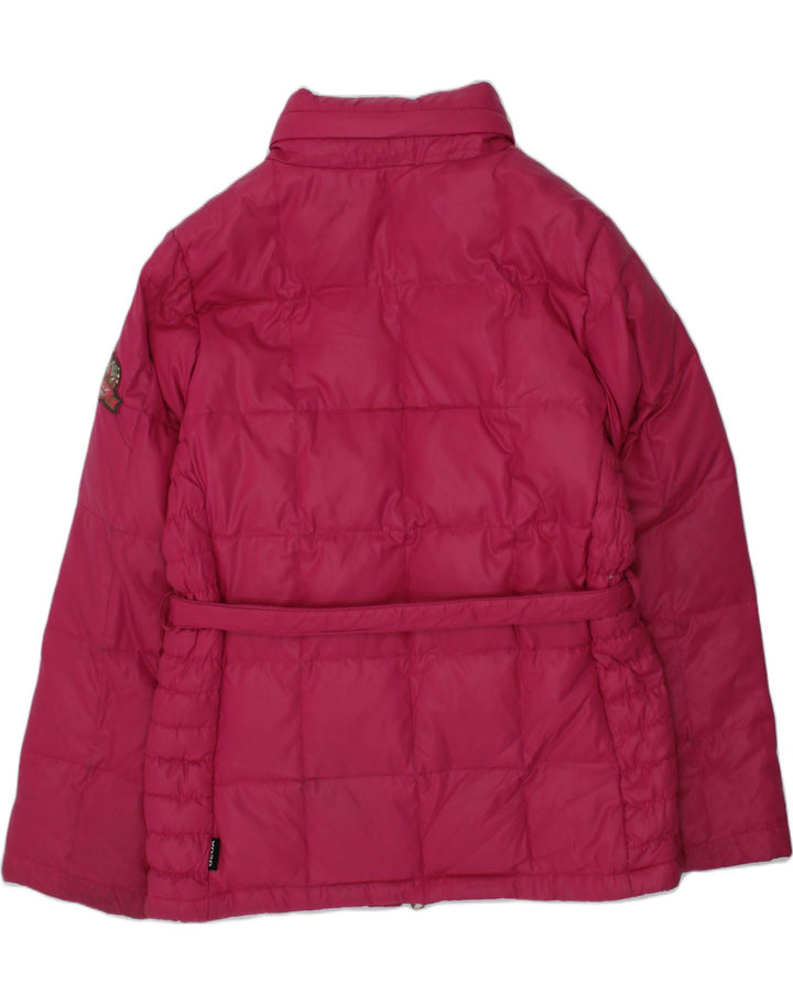 GEOX Girls Hooded Padded Jacket 9-10 Years Pink Polyamide | Vintage Geox | Thrift | Second-Hand Geox | Used Clothing | Messina Hembry 