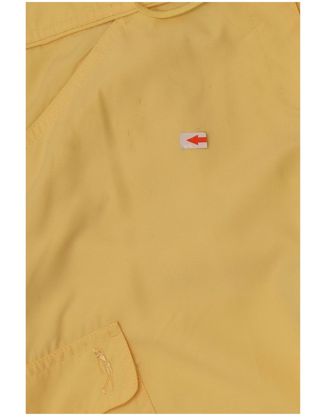 Izod Pantalon cargo capri pour femme US 12 Large W34 L22 Jaune Polyester