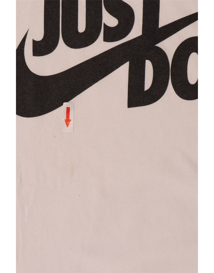 Adidas T-shirt graphique pour homme en coton blanc moyen