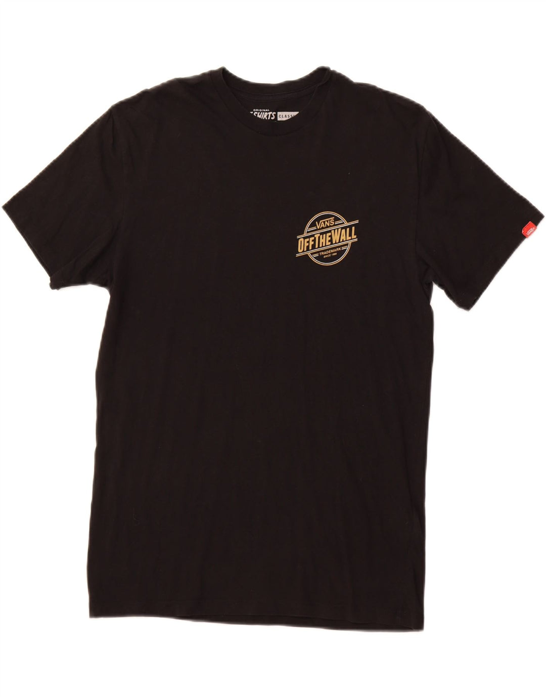 VANS T-shirt graphique pour homme en coton noir moyen