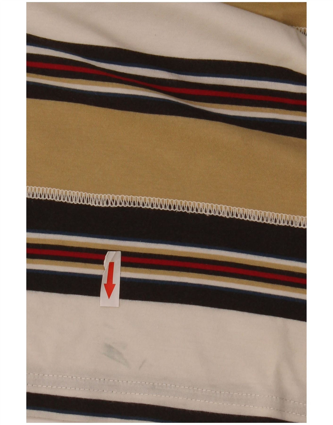 Gas Top Femme Manches Longues UK 44 Large Rayé Multicolore
