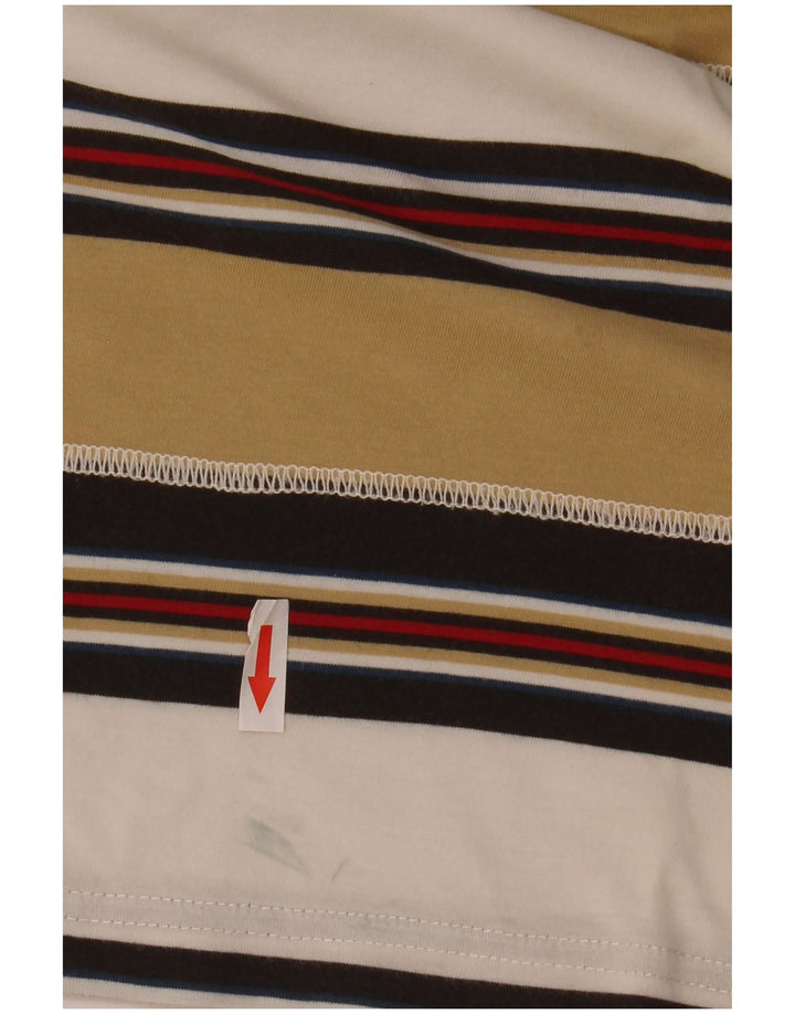 Gas Top Femme Manches Longues UK 44 Large Rayé Multicolore