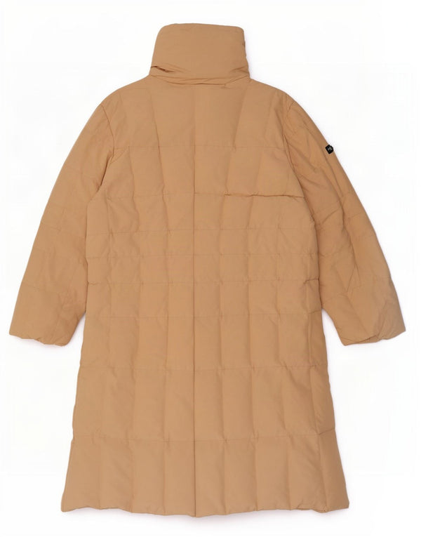 Post Card Manteau rembourré surdimensionné pour femme UK 8 Petit coton beige