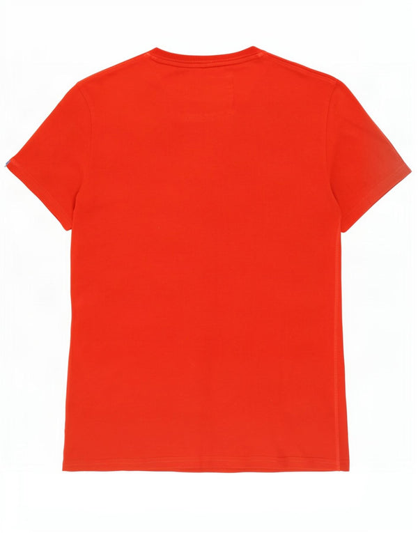 Superdry T-Shirt Graphique Homme Rouge Moyen Coton