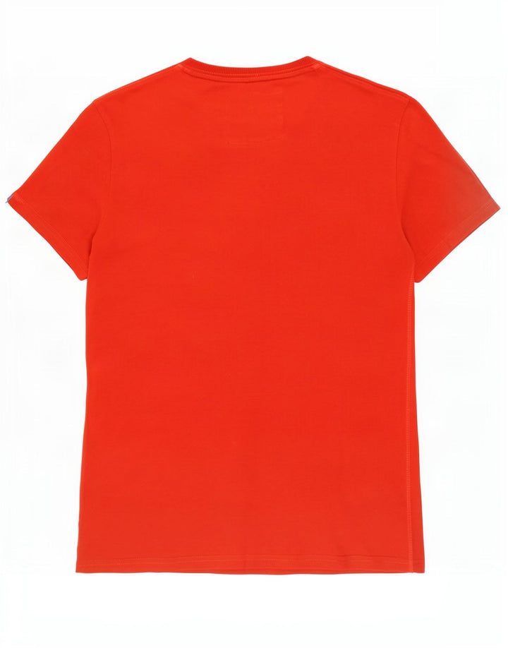 Superdry T-Shirt Graphique Homme Rouge Moyen Coton