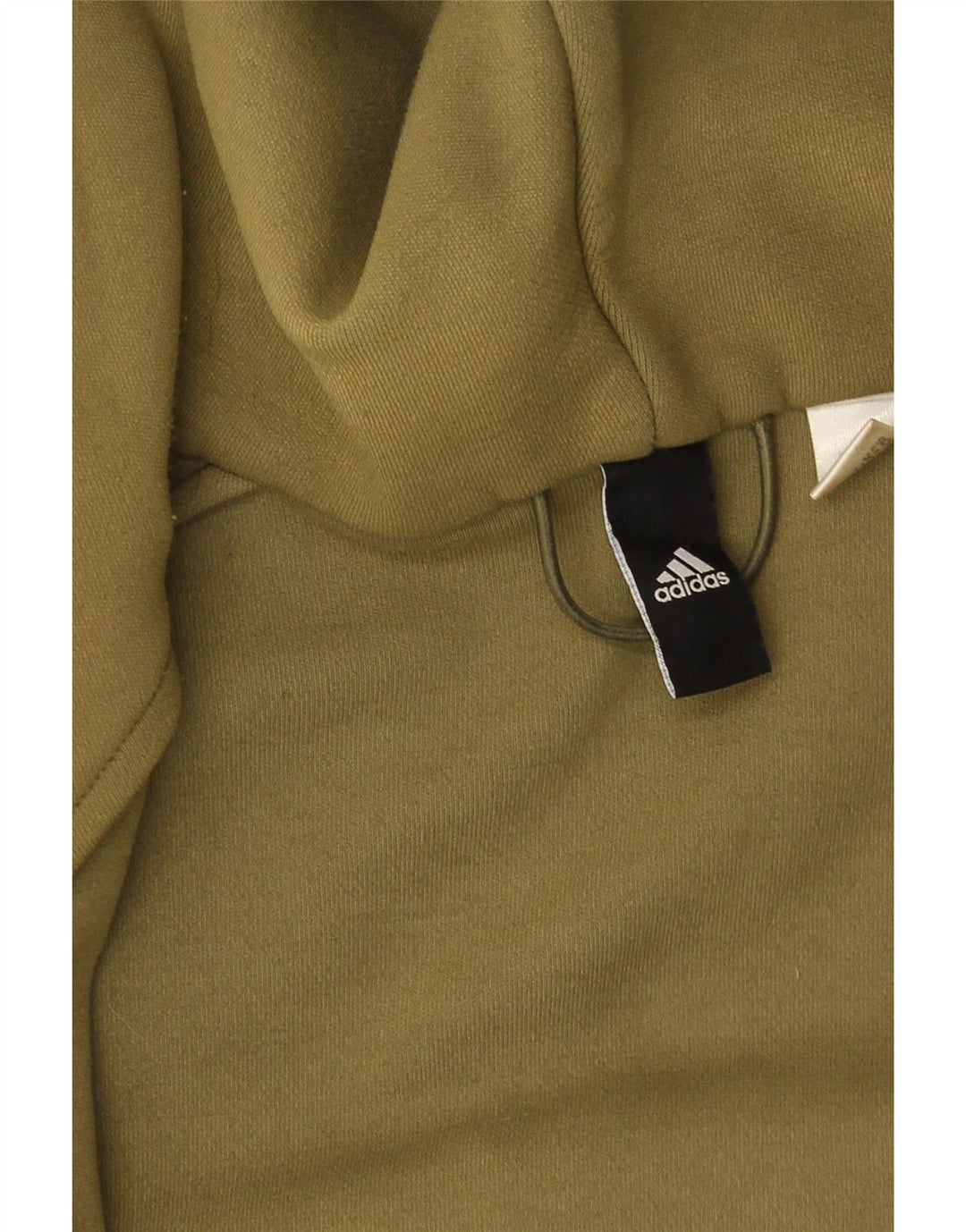 Adidas Pull à capuche zippé graphique pour hommes, grand kaki