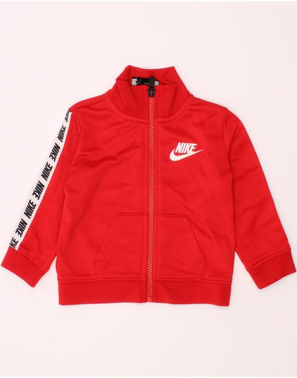 NIKE Veste de survêtement graphique pour bébé garçon 6-9 mois Rouge Colourblock