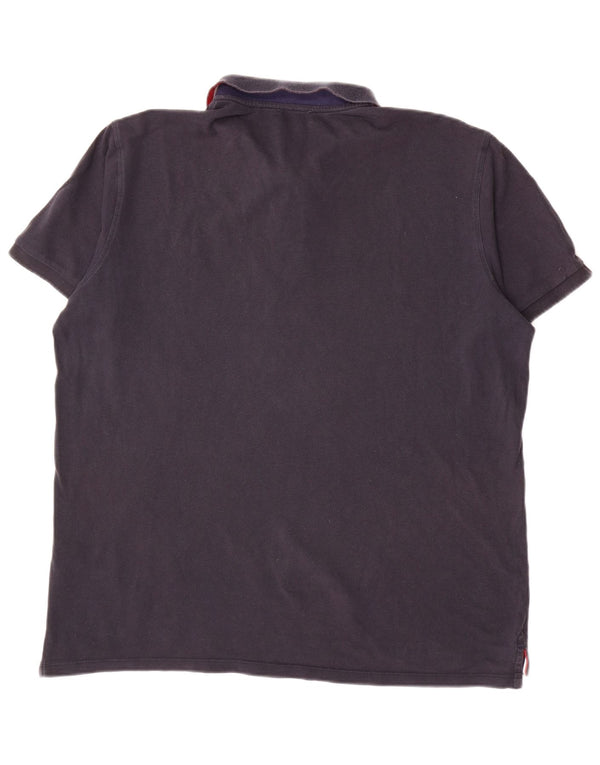 U.S. Polo Assn. Mens Polo Shirt 2XL Navy Blue Cotton