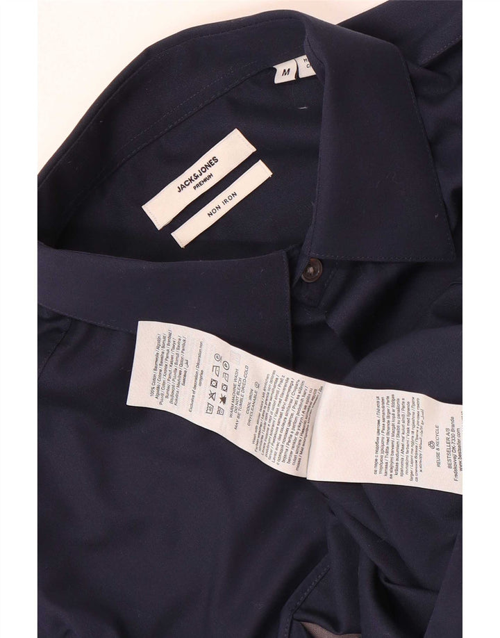 Jack & Jones Chemise Regular Fit Homme Bleu Marine Moyen Coton