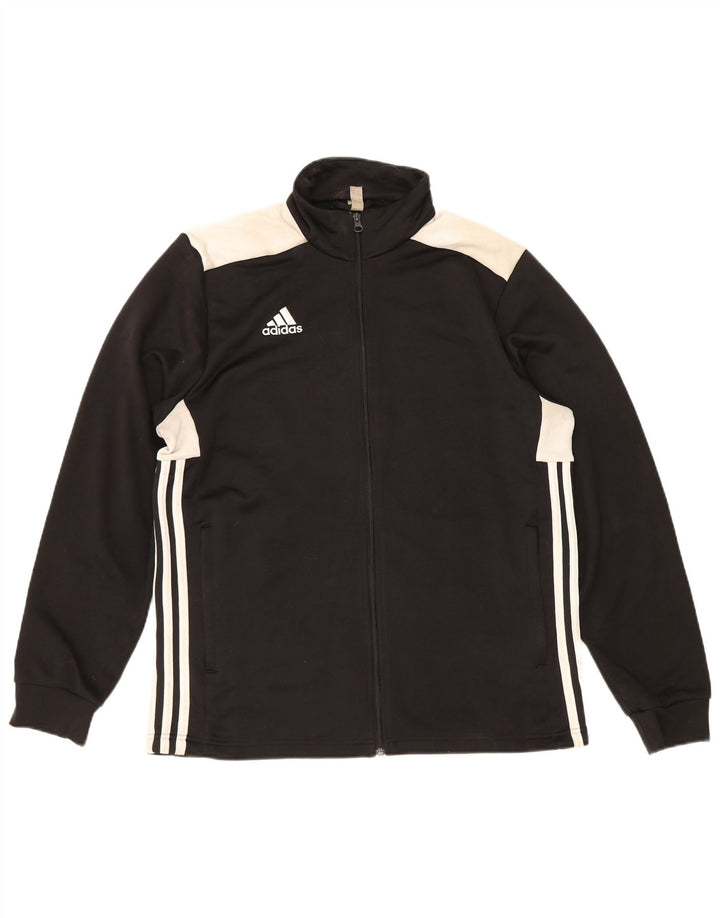 Adidas Veste de survêtement pour homme Large Noir Colorblock Polyester