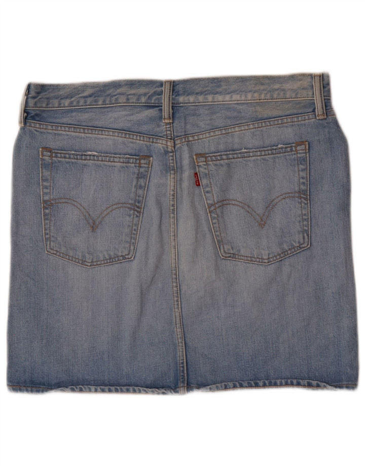 Levi's Mini Jupe En Jean Femme W31 Bleu Moyen