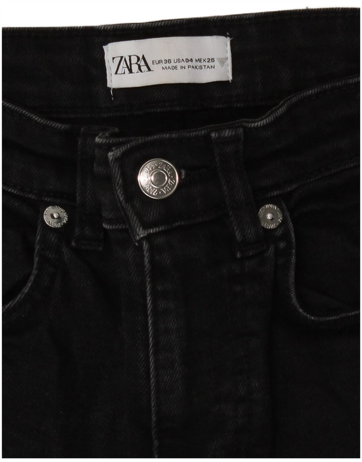 Zara Jean Bootcut Femme EU 36 XS W26 L25 Noir