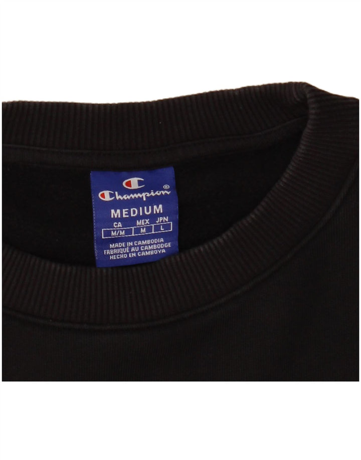 Champion Sweat-shirt graphique pour femme UK 14 Medium Noir