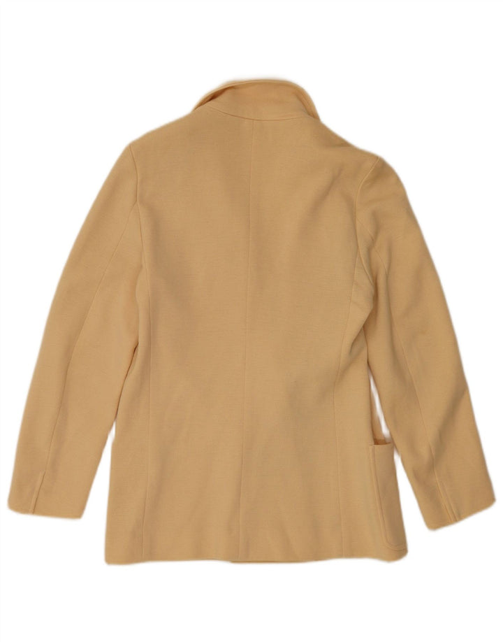 Gibi Veste Blazer Croisée En Tricot Pour Femme IT 44 Laine Beige Moyen