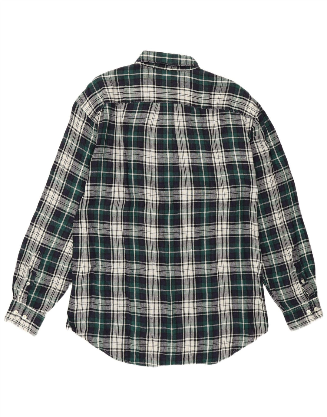 GAP Chemise Homme Vert Moyen Carreaux Lin