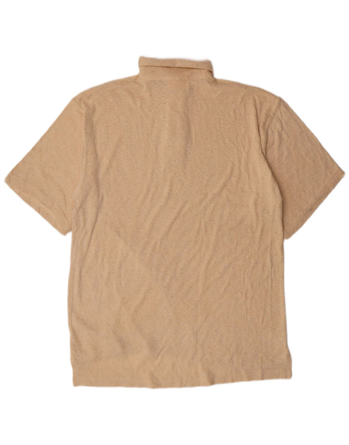 Lerros Polo à Manches Courtes Homme Grande Soie Beige