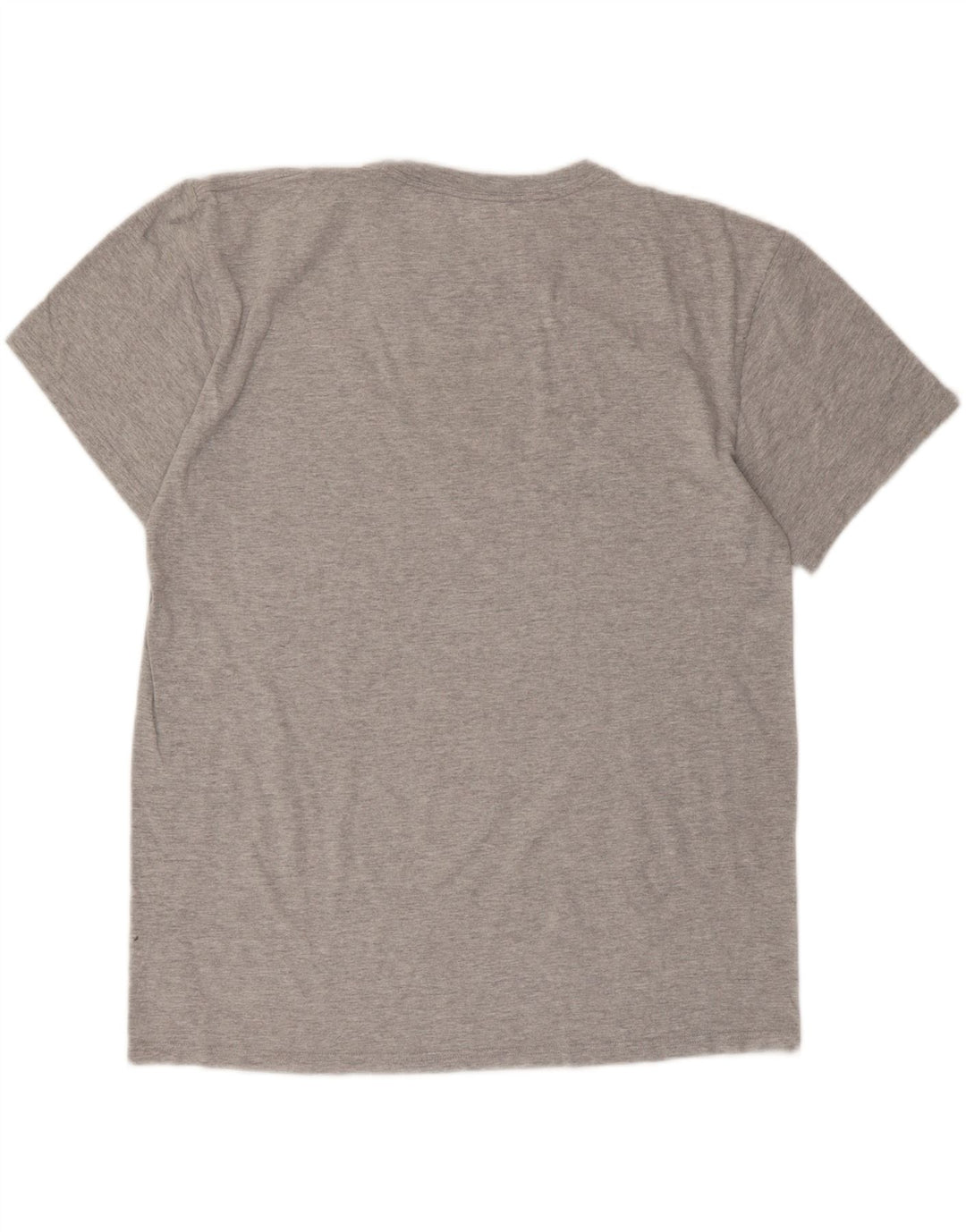 Quiksilver Mens Regular Fit Graphic T-Shirt Top Large Gris Coton Noël