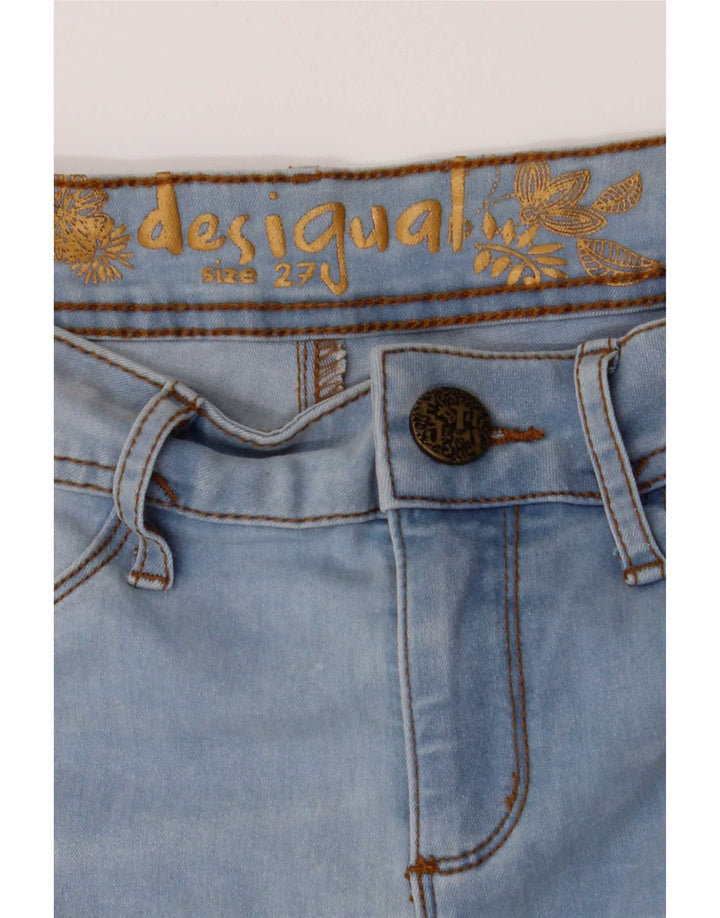 Desigual Jean Skinny W27 L31 Bleu Femme