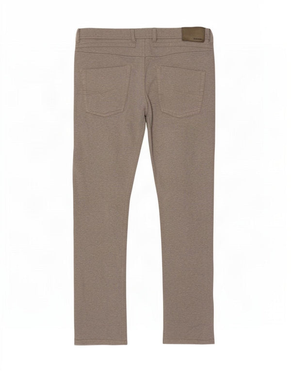 Diesel Pantalon décontracté droit pour homme Large W34 L34 Gris