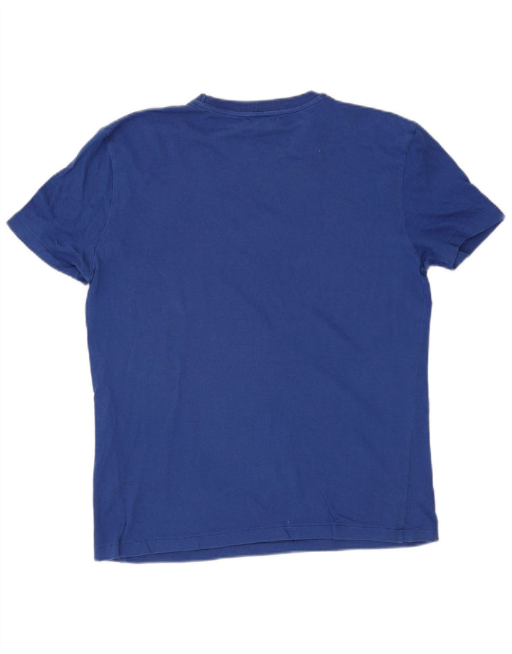 Zara T-Shirt Homme Haut Large Bleu Coton